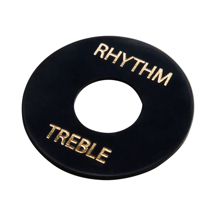 Gibson PRWA-010 Toggle Switch Washer, Black with Gold Imprint - Image 2