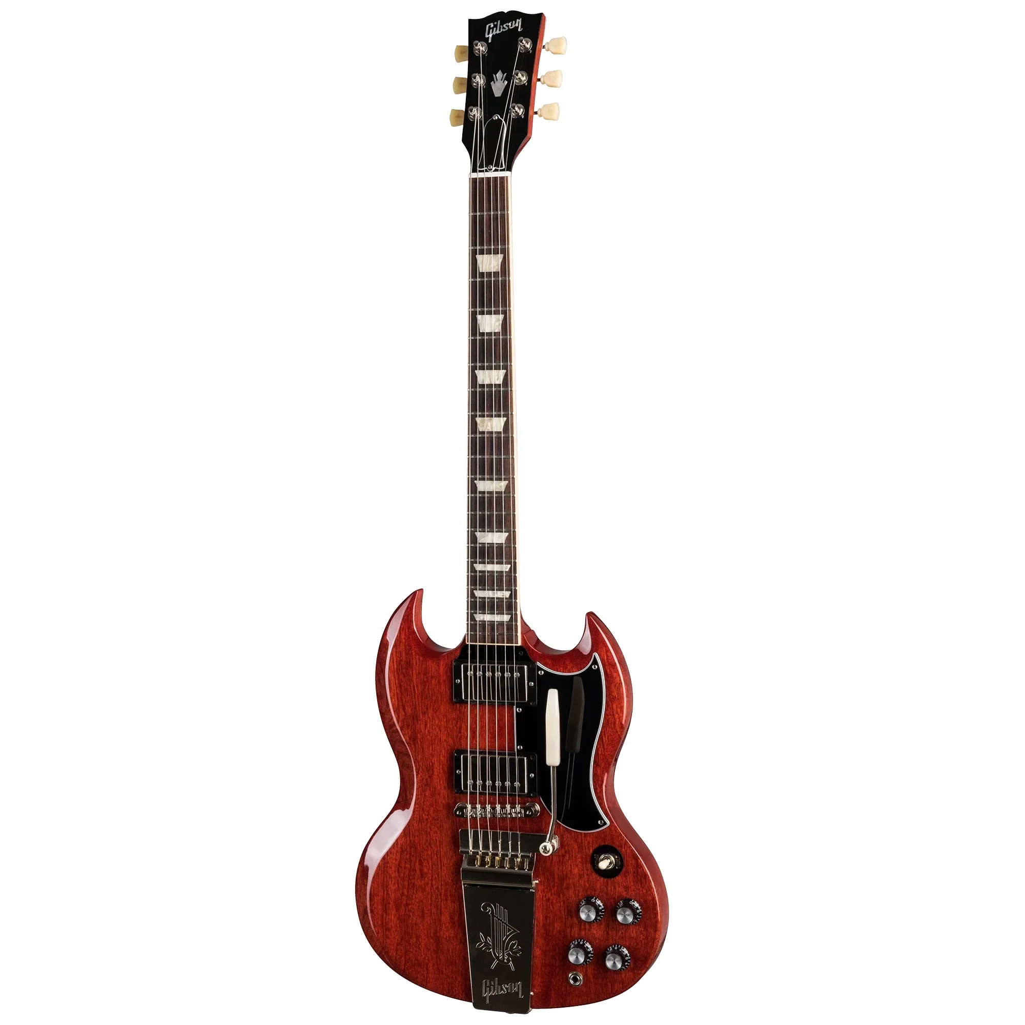 Gibson SG61V00VENH1 SG Standard '61 Maestro Vibrola Electric Guitar, Vintage Cherry