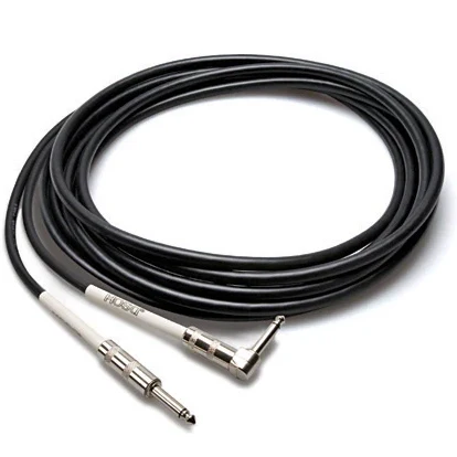 Hosa GTR-215R Guitar Cable Straight to Right-angle 15 ft