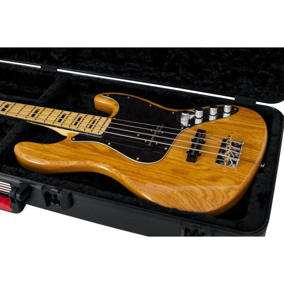 Gator GTSA-GTRBASS Bass Guitar Case with  TSA Locks: 47.5" X 13.5" X 2.6" - Image 2
