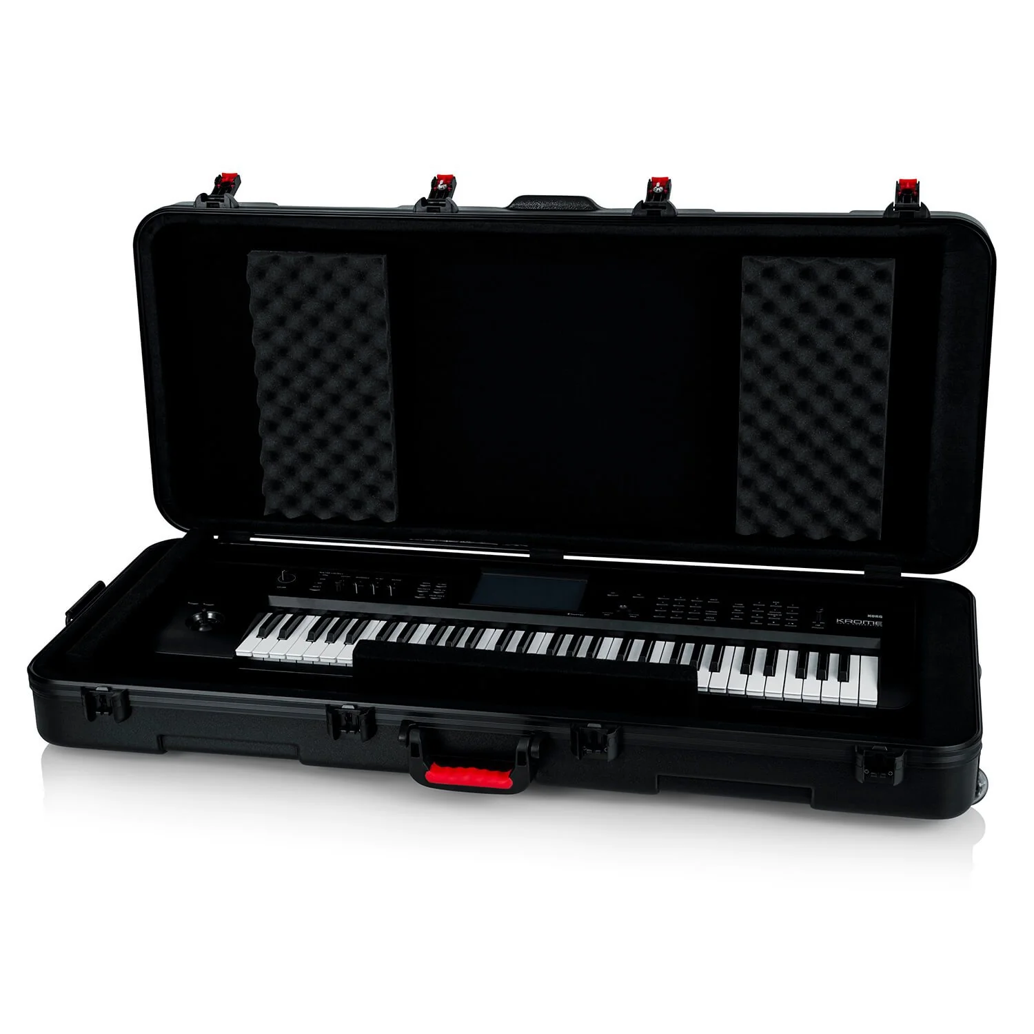 Gator GTSA-KEY61 61 Key ATA Case with TSA Latches & Wheels 44" x 17.38" x 6" - Image 4