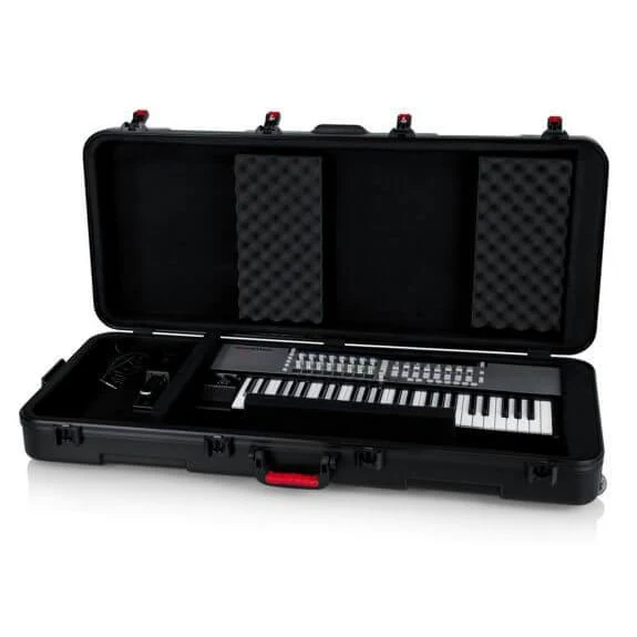 Gator GTSA-KEY61 61 Key ATA Case with TSA Latches & Wheels 44" x 17.38" x 6" - Image 7