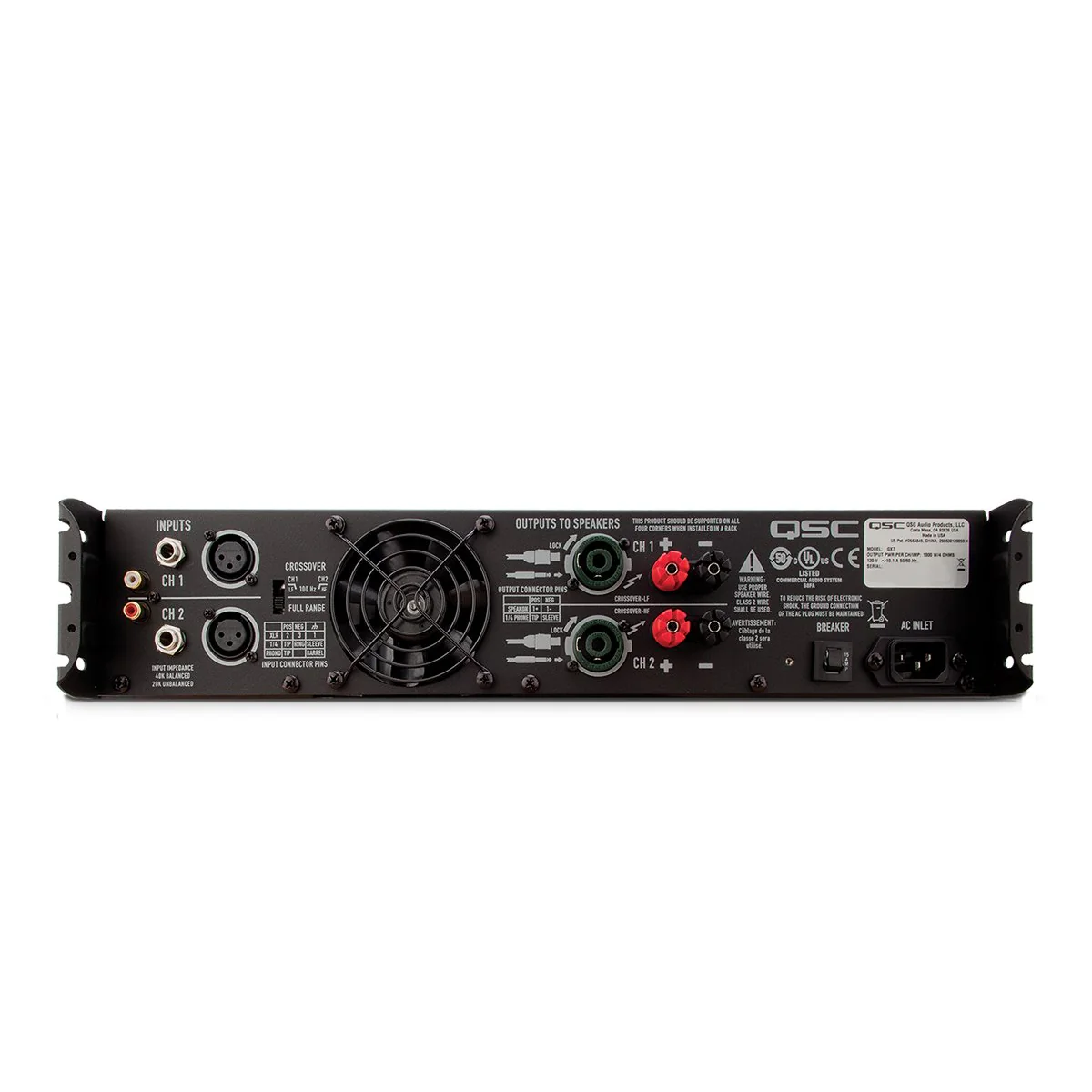 QSC GX3 Power Amplifier – 300 Watts @ 8 Ohms - Image 4