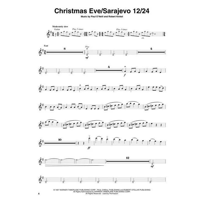 Hal Leonard HL00119909 Trans-Siberian Orchestra The Christmas Attic - Image 4