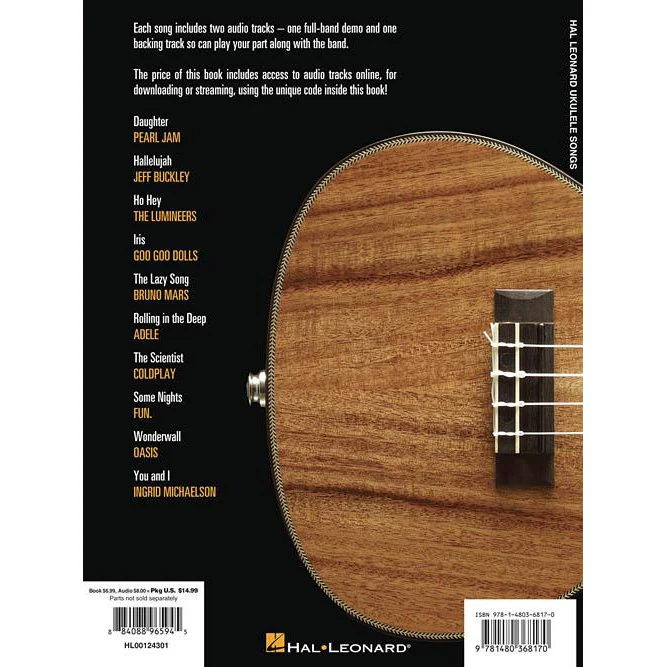 Hal Leonard HL00124301 Ukulele Songs, Ukulele - Image 2
