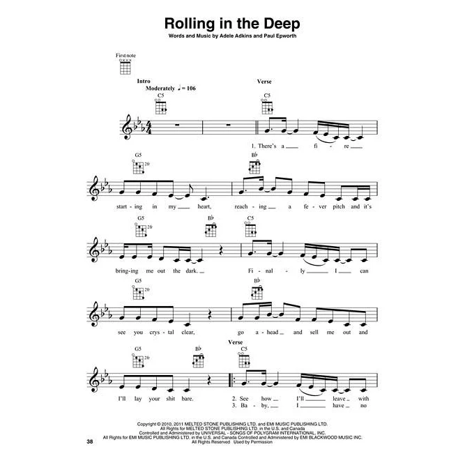 Hal Leonard HL00124301 Ukulele Songs, Ukulele - Image 6