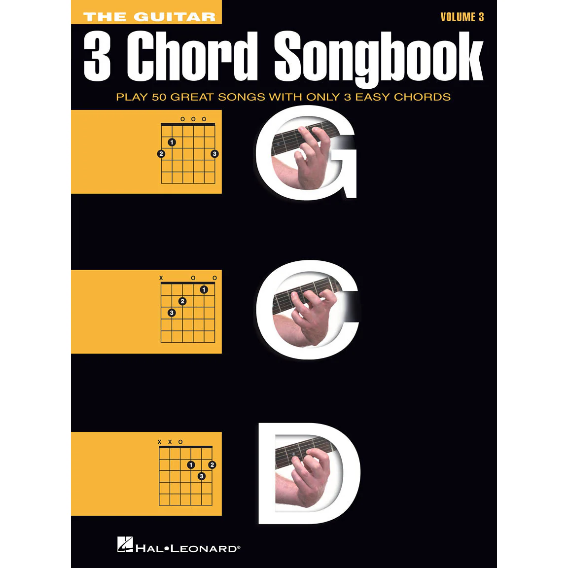 Hal Leonard HL00137261 The Guitar 3 Chord Songbook - Vol 3 (G-C-D)