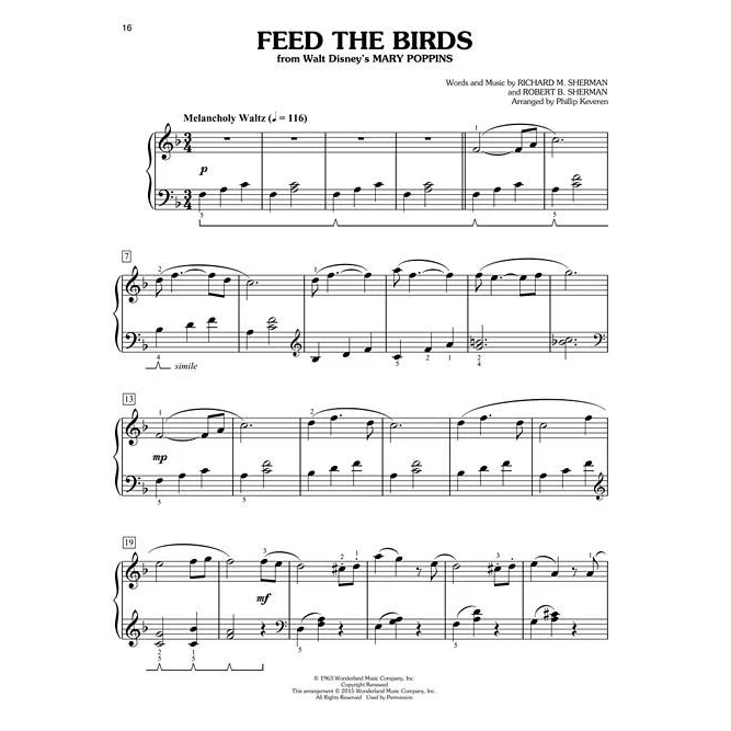 Hal Leonard HL00144352 Disney Songs For Easy Classical Piano Arr. Phillip Keveren - Image 3