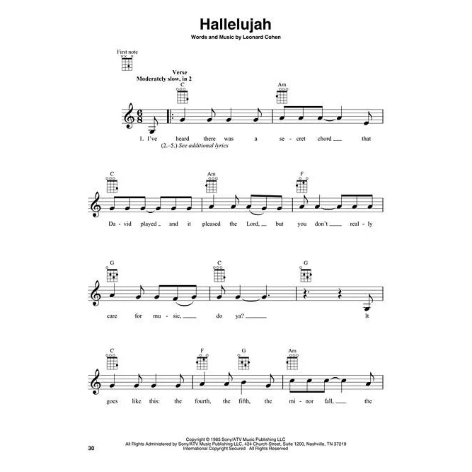 Hal Leonard HL00149250 First 50 Songs You Should Play on Ukulele - Image 3