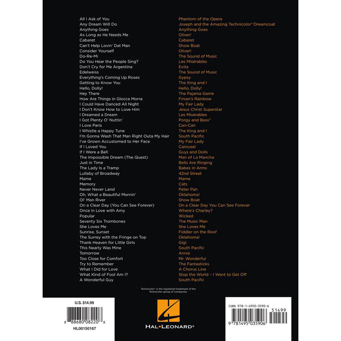 Hal Leonard HL00150167 First 50 Broadway Songs You Should Play on the Piano - Image 3
