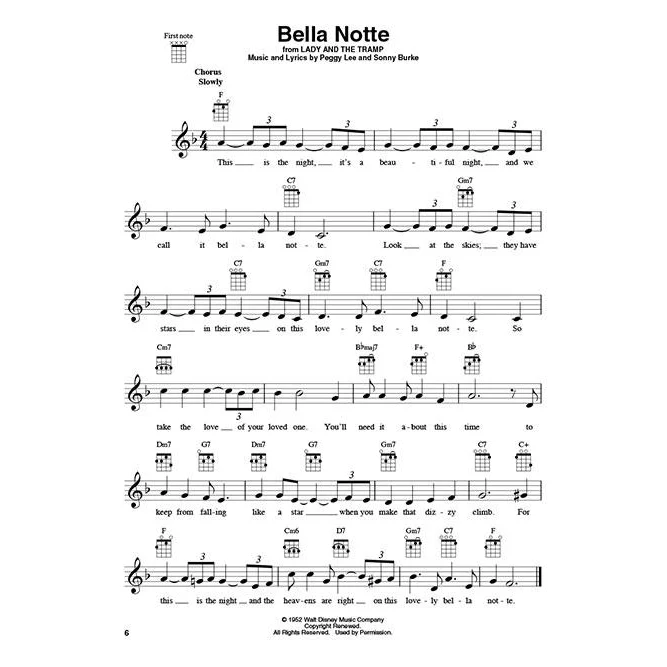 Hal Leonard HL00151250 Disney Hits For Ukulele - Image 5