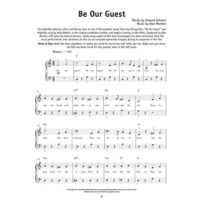 Hal Leonard HL00154998 Really Easy Piano  Disney Hits - Image 3