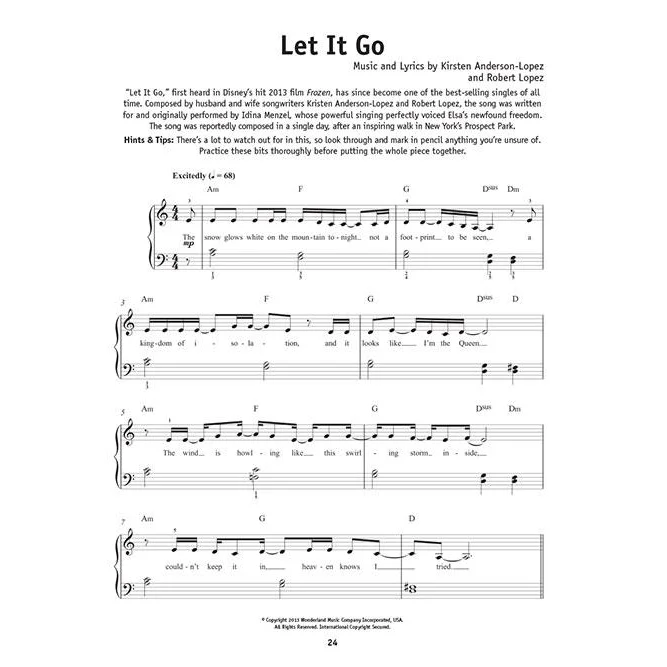 Hal Leonard HL00154998 Really Easy Piano  Disney Hits - Image 4
