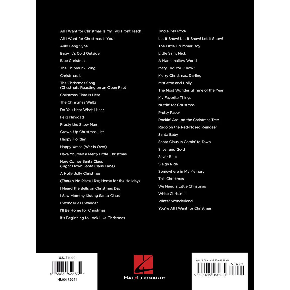 Hal Leonard HL00172041 First 50 Christmas Songs You Should Play on the Piano - Image 2