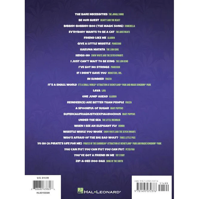 Hal Leonard HL00193589 Disney Fun Songs - Image 2