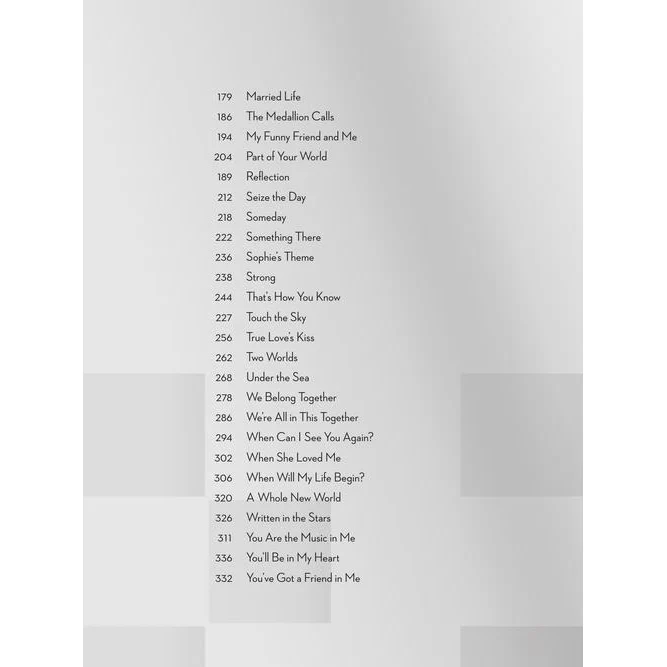 Hal Leonard HL00195620 Contemporary Disney 3rd Edition 50 Favorite Songs - Image 3