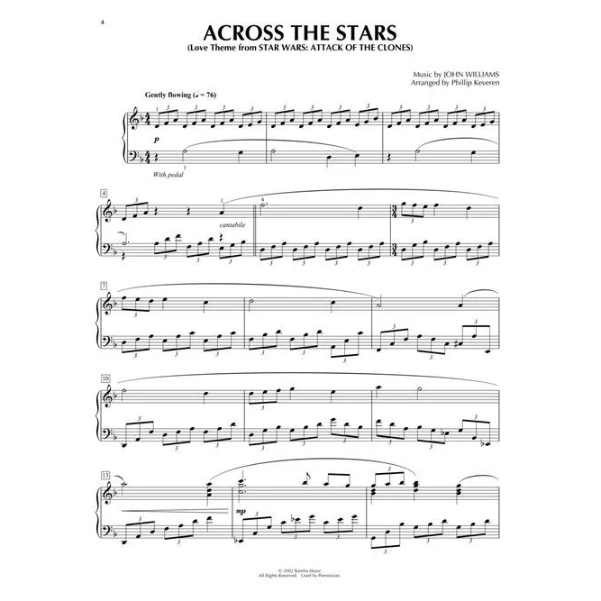 Hal Leonard HL00210445 Star Wars 12 Classics From A Galaxy Far, Far Away Piano/Keyboard - Image 4