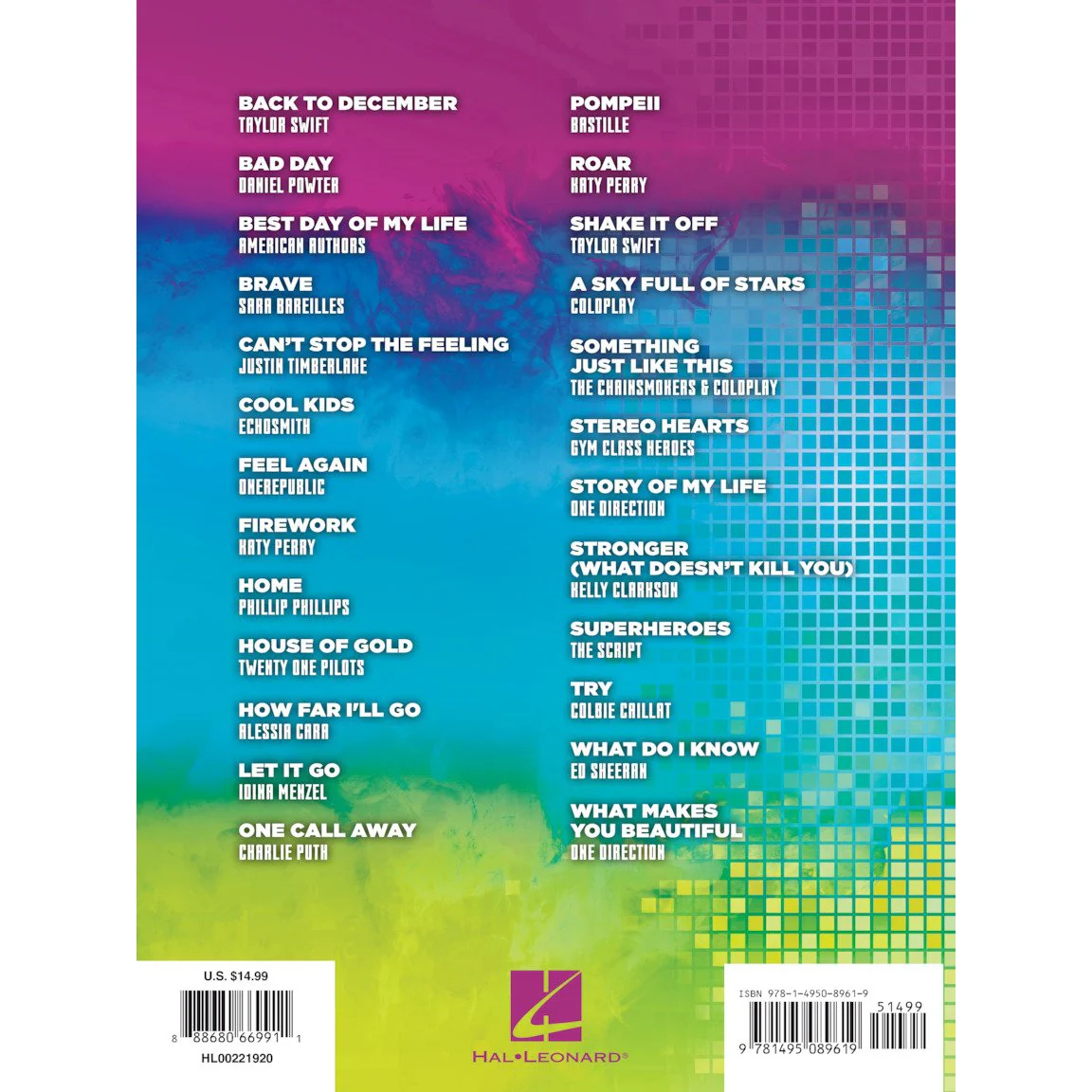 Hal Leonard HL00221920 Pop Songs For Kids - Image 2