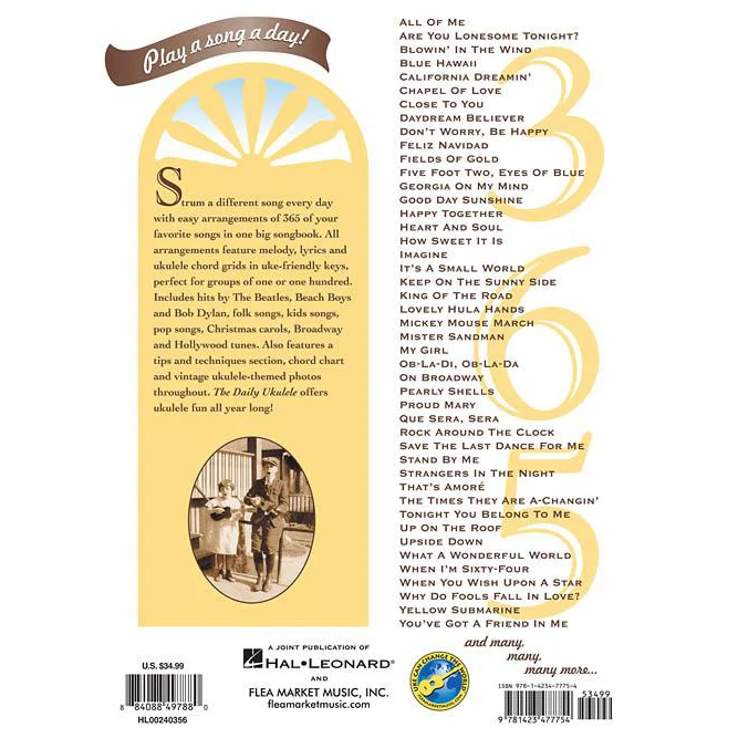 Hal Leonard HL00240356 The Daily Ukulele - Image 2