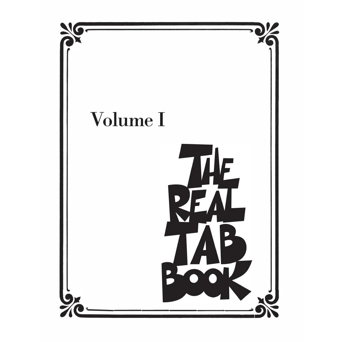 Hal Leonard HL00240359 The REAL Tab Book – Vol 1, Guitar