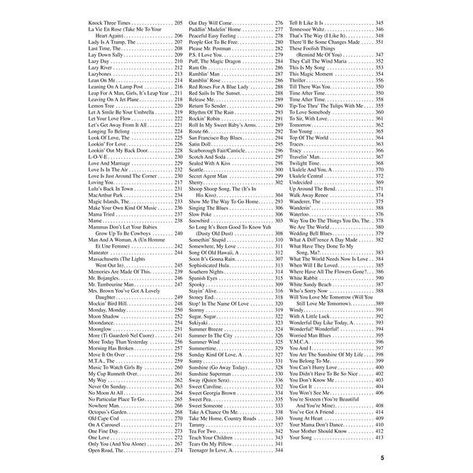 Hal Leonard HL00240681 The Daily Ukulele Leap Year Edition 366 Songs - Image 4