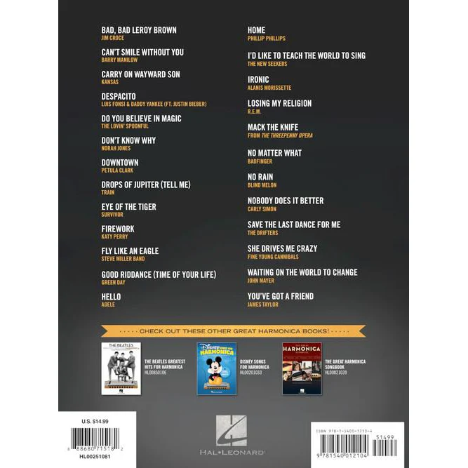 Hal Leonard HL00251081 Popular Songs for Harmonica - Image 2