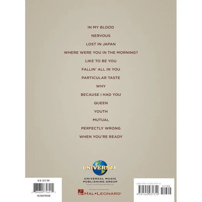 Hal Leonard HL00279536 Shawn Mendes - Piano/Vocal/Guitar - Image 2
