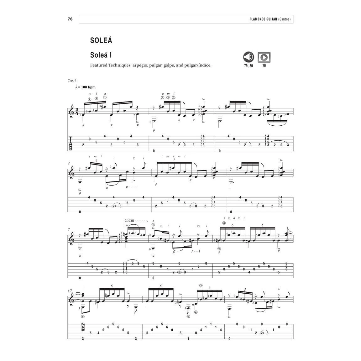 Hal Leonard HL00287534 Flamenco Guitar: Technique, Theory And Etudes - Image 7