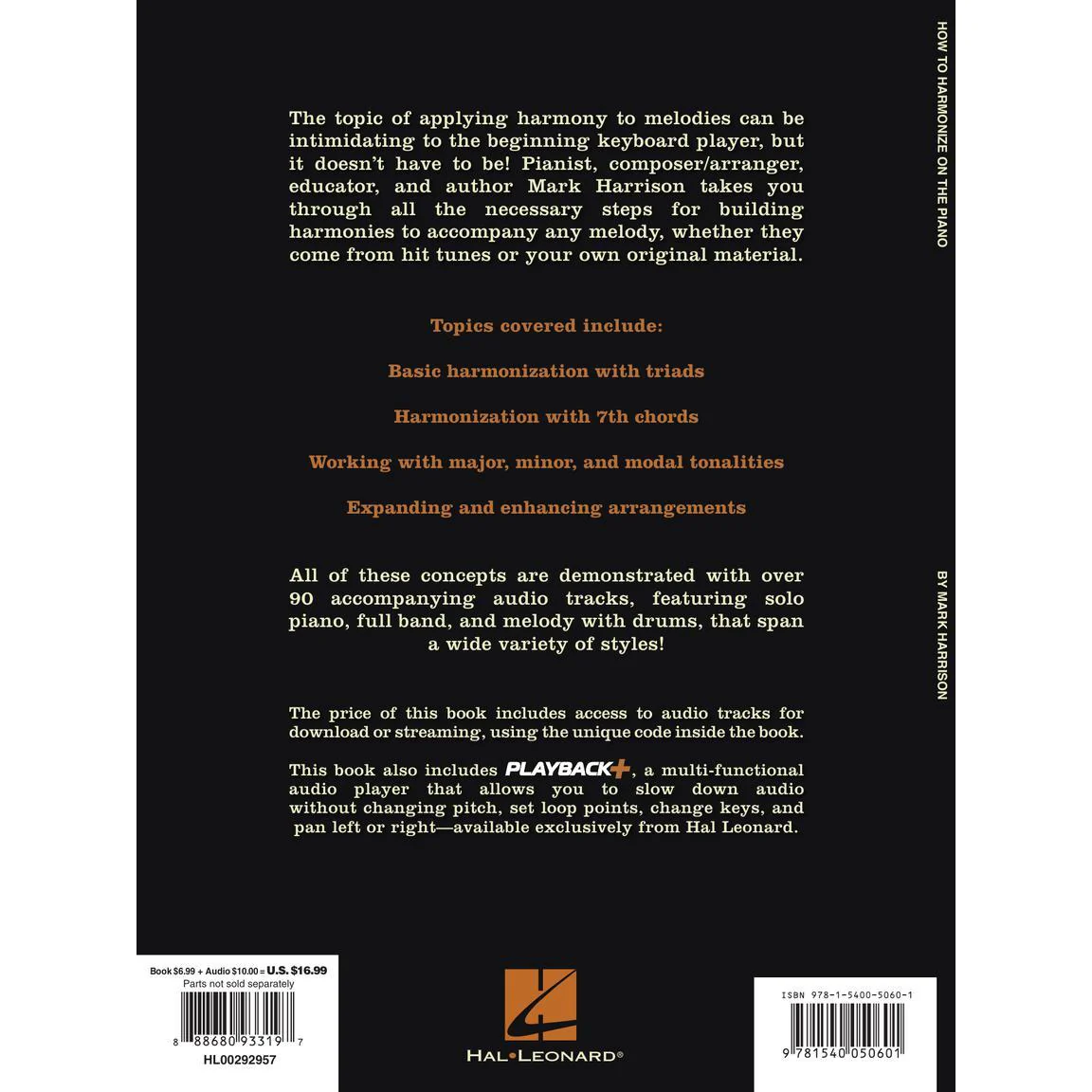 Hal Leonard HL00292957 How To Harmonize On The Piano - Image 3
