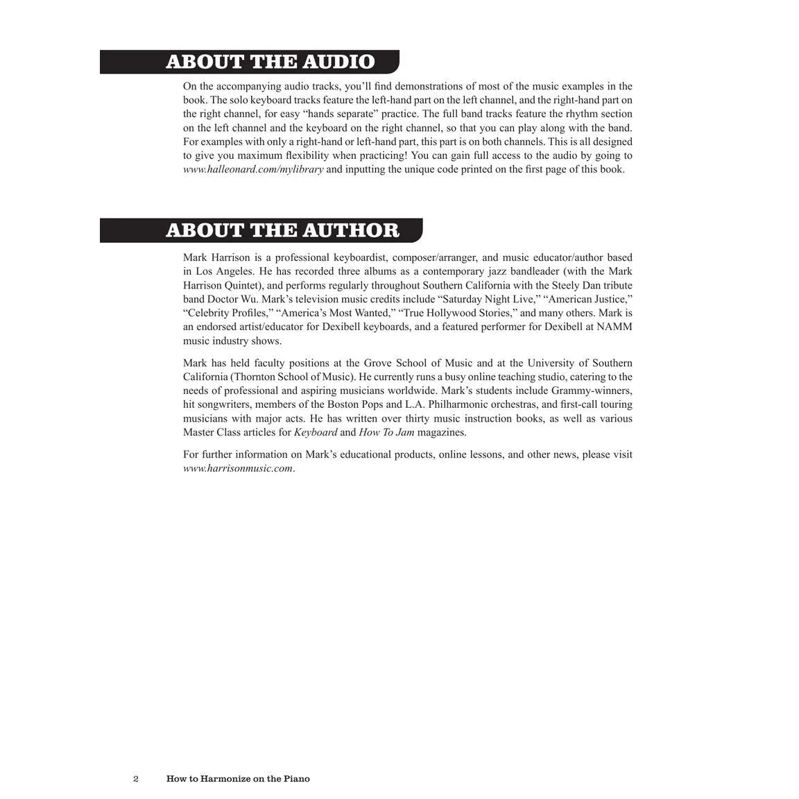 Hal Leonard HL00292957 How To Harmonize On The Piano - Image 4