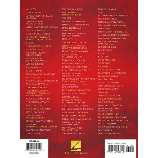 Hal Leonard HL00295230 100 Most Beautiful Christmas Songs, Easy Piano - Image 7