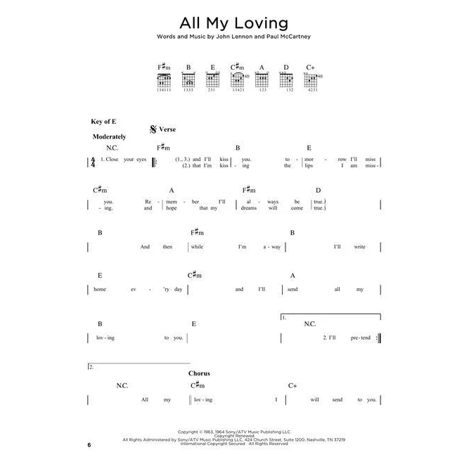 Hal Leonard HL00295323 First 50 Songs by the Beatles You Should Play on Guitar, Guitar Collection - Image 5