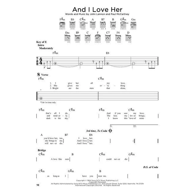 Hal Leonard HL00295323 First 50 Songs by the Beatles You Should Play on Guitar, Guitar Collection - Image 7