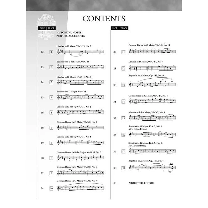 Hal Leonard HL00296590 Beethoven  Selected Piano Works - Image 2