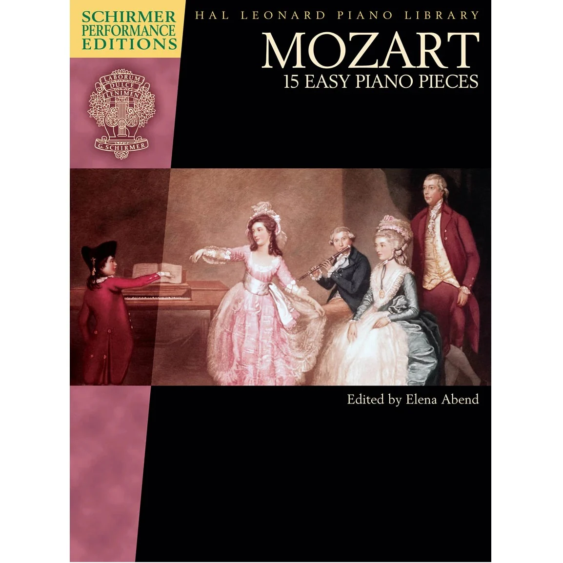 Hal Leonard HL00297088 Mozart 15 Easy Piano Pieces Schirmer Performance