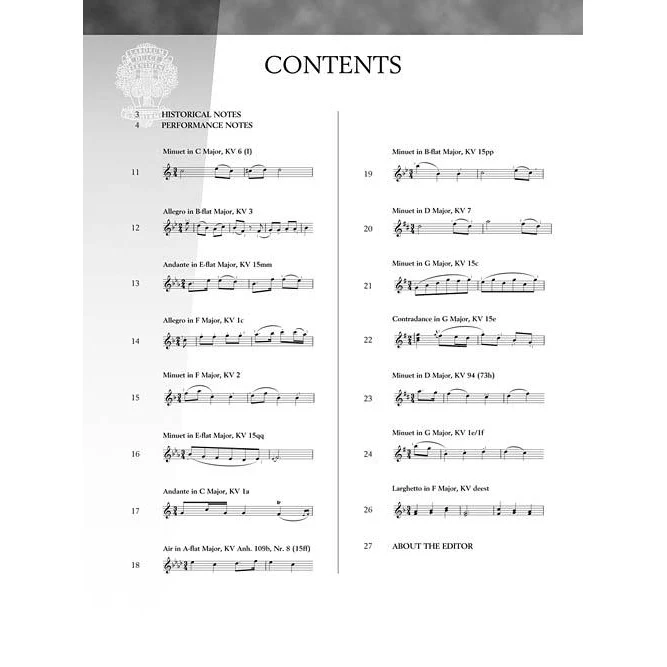 Hal Leonard HL00297088 Mozart 15 Easy Piano Pieces Schirmer Performance - Image 3