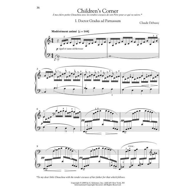 Hal Leonard HL00297117 Claude Debussy: 16 Piano Favorites - Image 12
