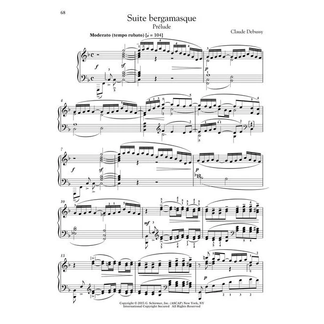 Hal Leonard HL00297117 Claude Debussy: 16 Piano Favorites - Image 13