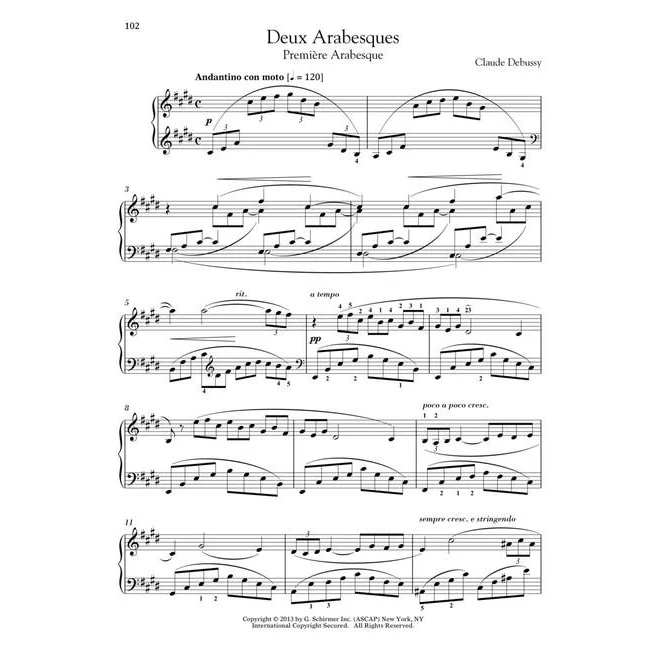 Hal Leonard HL00297117 Claude Debussy: 16 Piano Favorites - Image 15