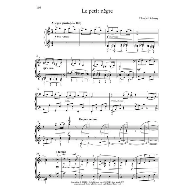 Hal Leonard HL00297117 Claude Debussy: 16 Piano Favorites - Image 16