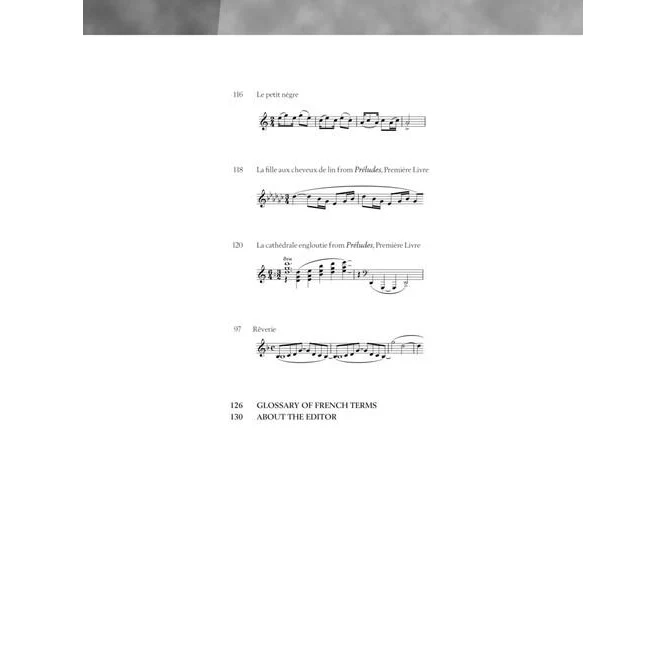 Hal Leonard HL00297117 Claude Debussy: 16 Piano Favorites - Image 5