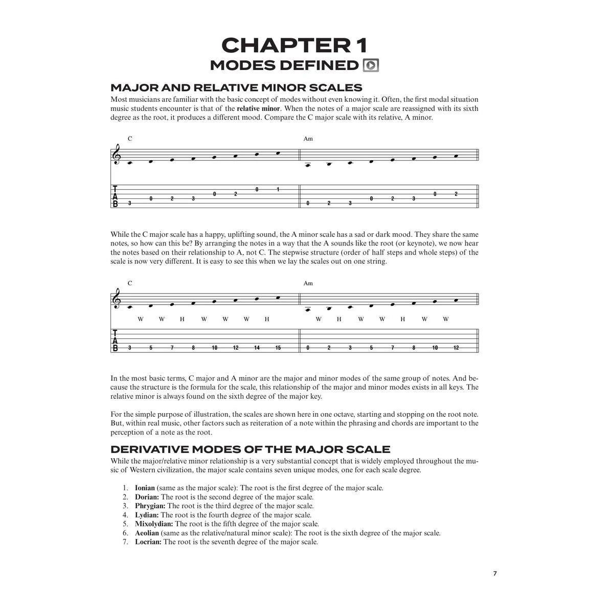 Hal Leonard HL00300355 Modes Explained A Guitarist's Manual for Applying Harmony in Improvisation - Image 6