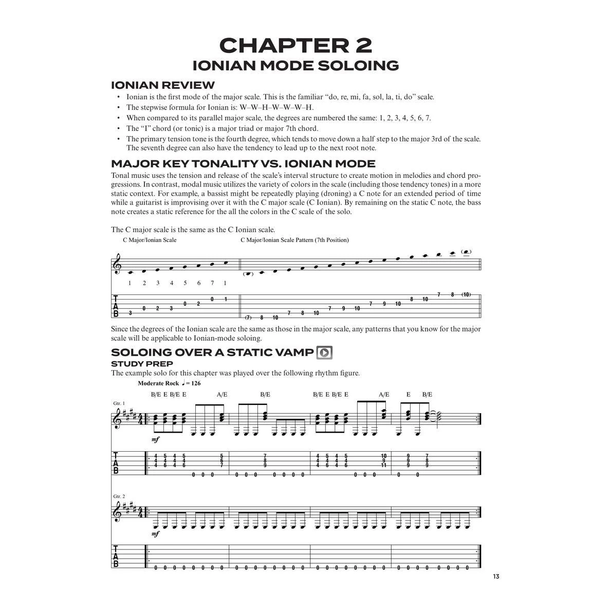 Hal Leonard HL00300355 Modes Explained A Guitarist's Manual for Applying Harmony in Improvisation - Image 9