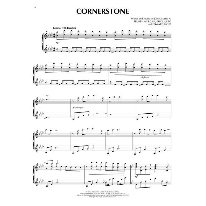 Hal Leonard HL00303164 Hillsong Worship Favorites 2nd Ed. Piano Solo - Image 4