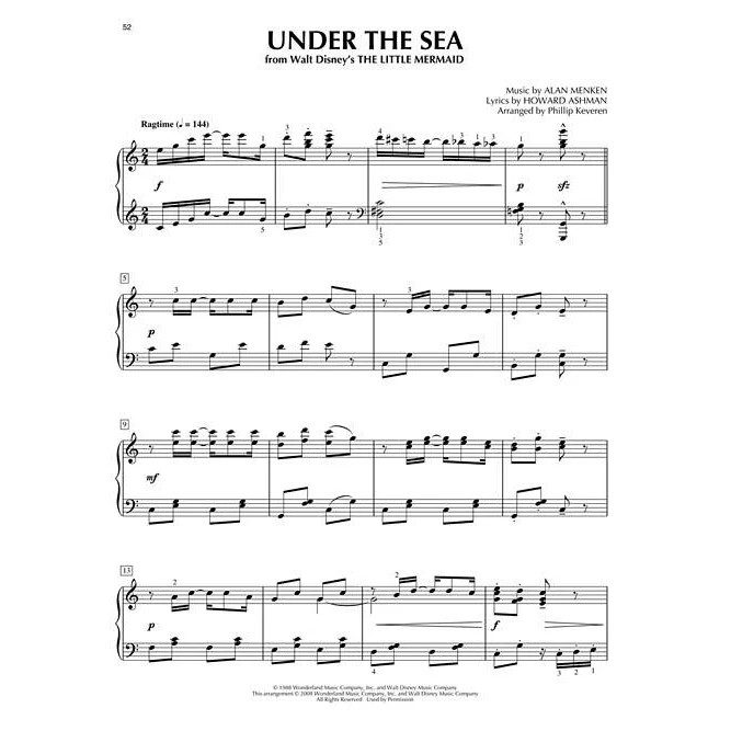 Hal Leonard HL00311754 Disney Songs For Classical Piano/Keyboard Book - Image 3