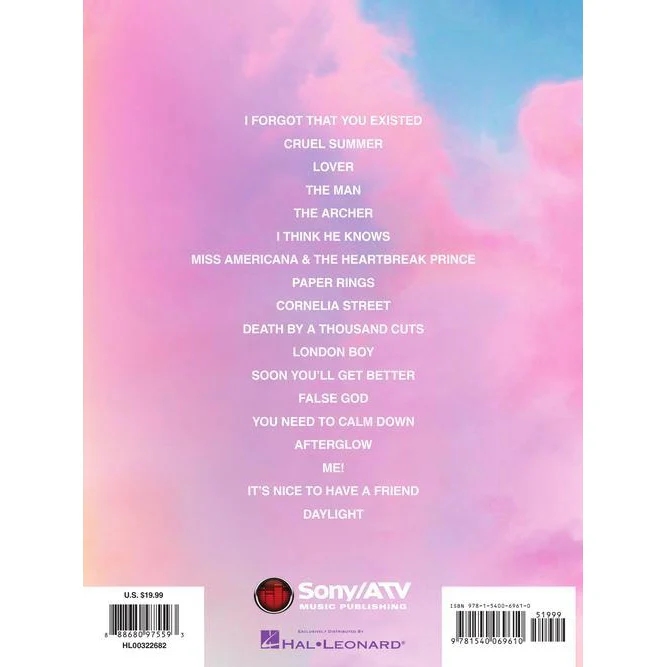 Hal Leonard HL00322682 Taylor Swift  Lover - Image 6