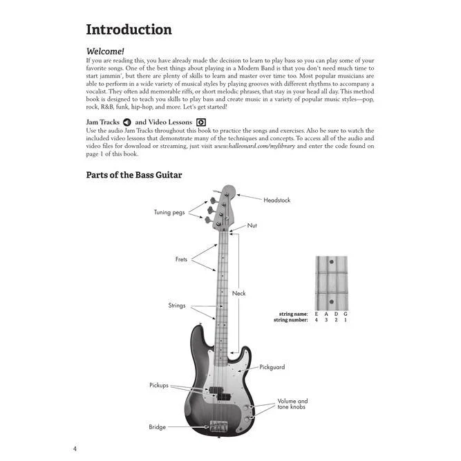 Hal Leonard HL00325719 Modern Band Method – Bass, Book 1 A Beginner's Guide for Group or Private Instruction - Image 3