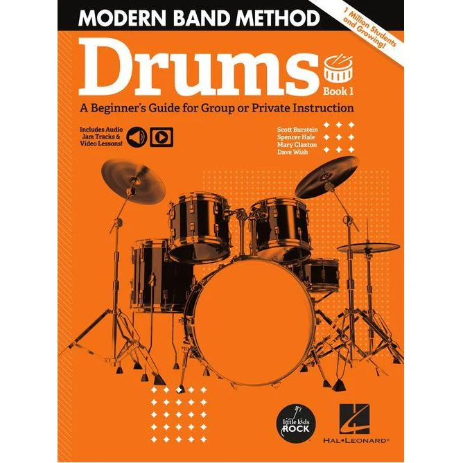 Hal Leonard HL00325720 Modern Band Method – Drums, Book 1 A Beginner's Guide for Group or Private Instruction