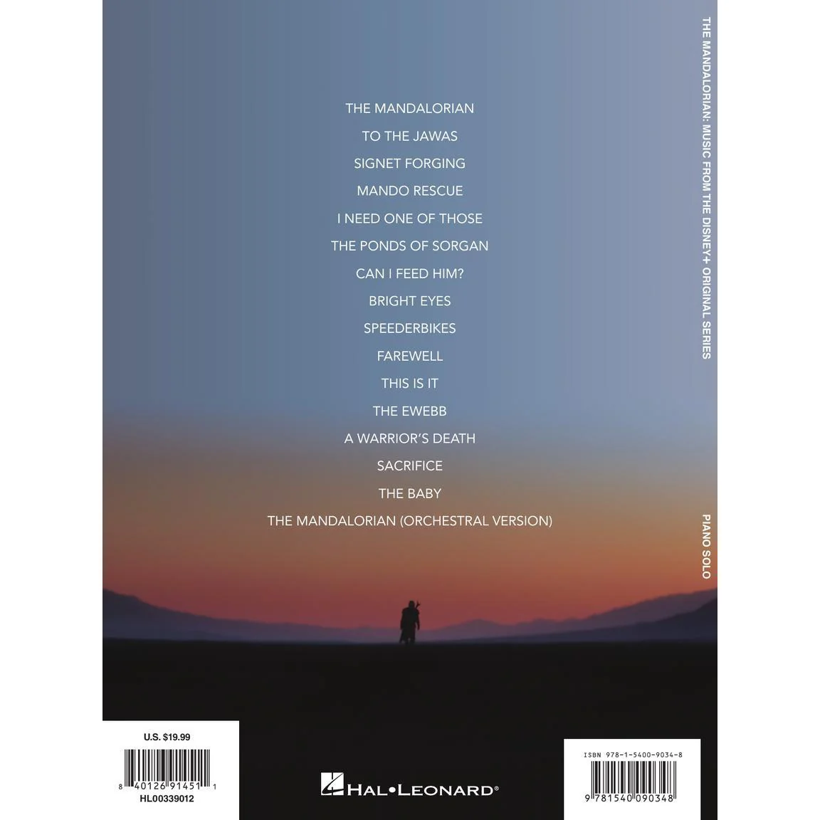 Hal Leonard HL00339012 Star Wars: The Mandalorian Music from the Disney+ Original Series - Image 2