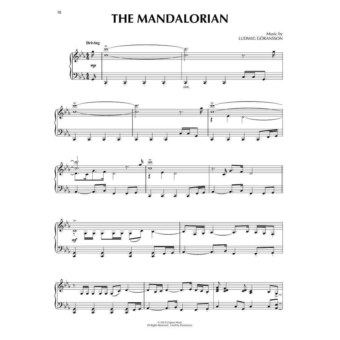 Hal Leonard HL00339012 Star Wars: The Mandalorian Music from the Disney+ Original Series - Image 6